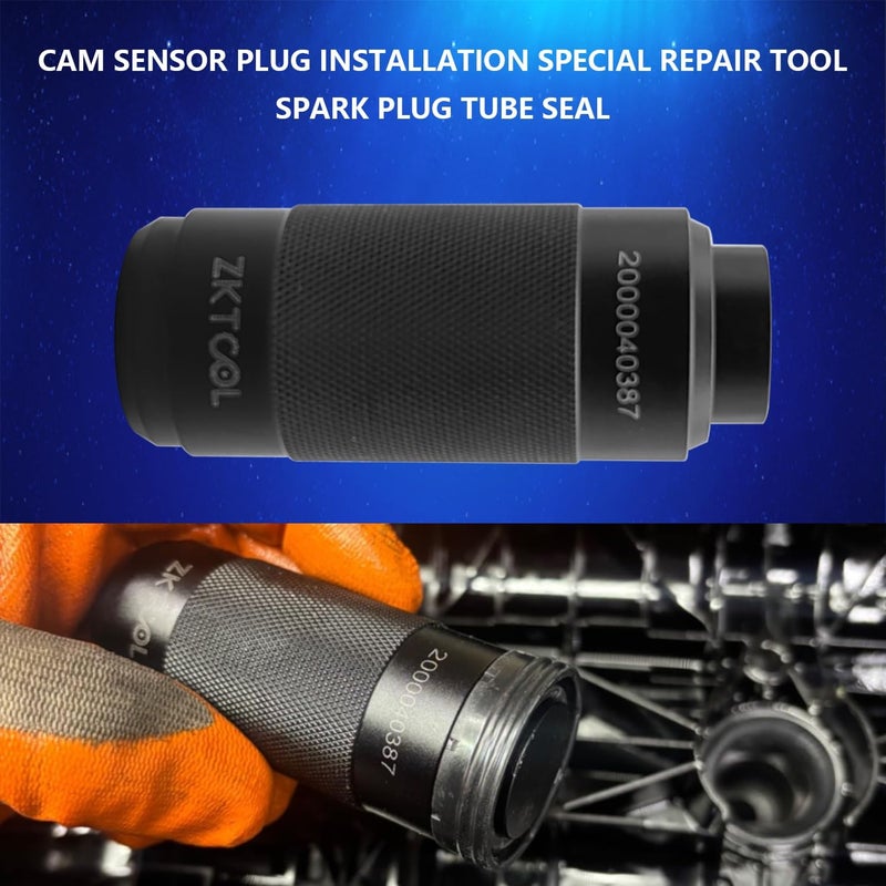 ZKTOOL Cam Sensor Plug Installation Special Repair Tool Suitable for Chrysler Fiat VW Audi Jeep, Pentastar 3.6 L Engine, Spark Plug Tube Seal, OEM: 2000040387/10256 - Image 4